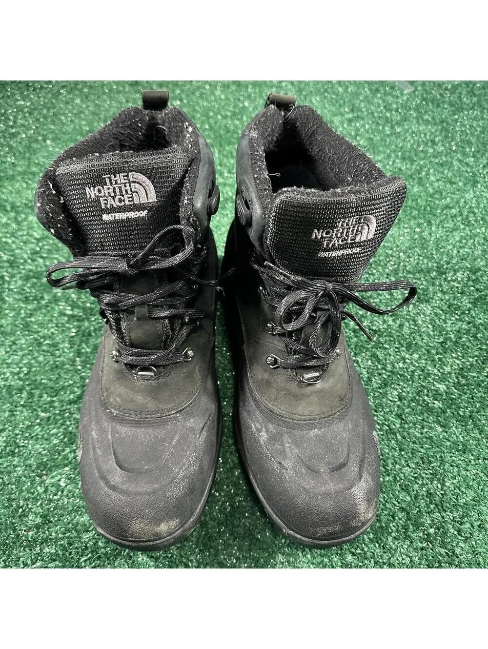 The North Face black waterproof winter boots grunge comfy ski outdoors size 12